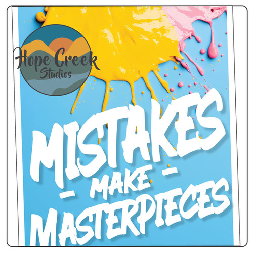 Art Education Classroom Class Poster Mistakes Make Masterpieces