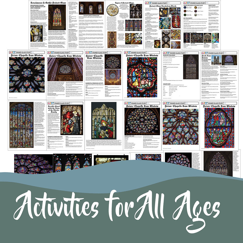 Thumbnail: Stained Glass Art Bundle | Gothic Windows Art History & Hands-On Projects Lesson
