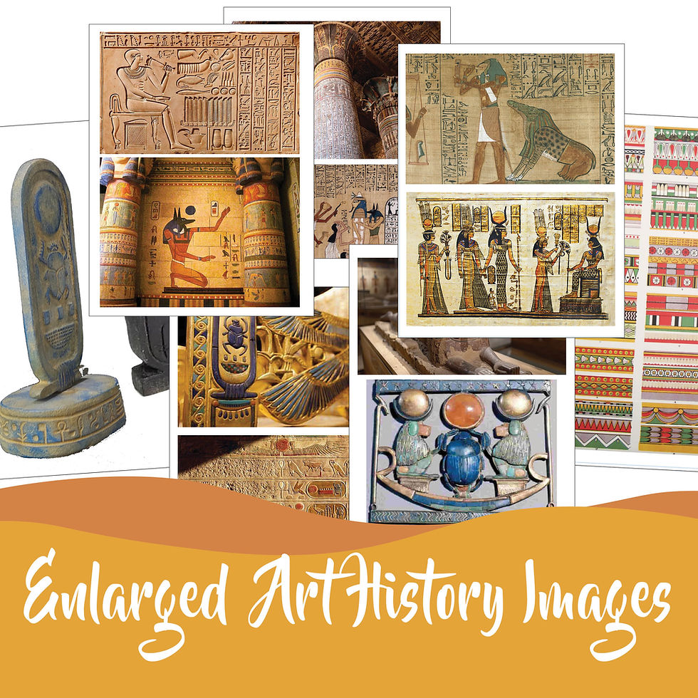 Thumbnail: Art History Ancient Egyptian Cartouche Scarab Hieroglyphics Lesson Project