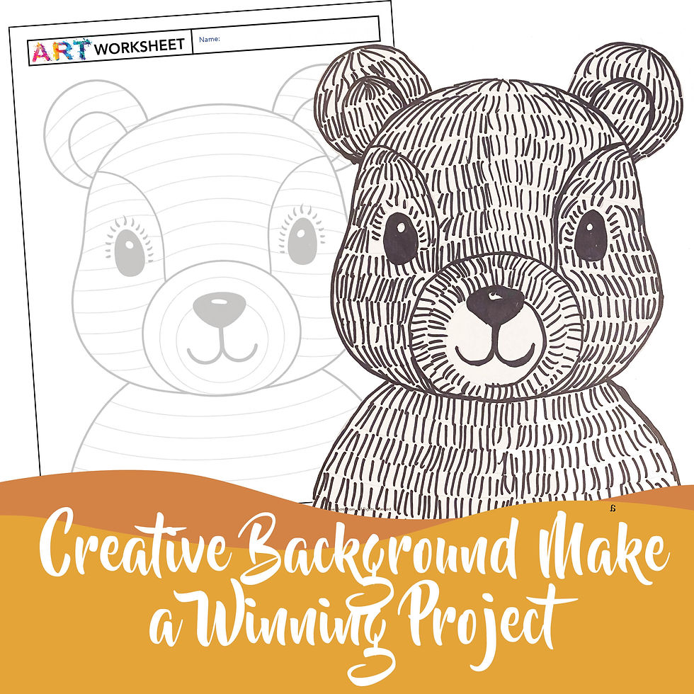 Thumbnail: Line Texture Animal Drawing Pages | Elements of Art Line & Texture | Mixed Media