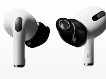 Earmolds personalizados produzidos com a resina Loctite 3D 3843 HDT60, prontos para montagem em AirPods, mantendo conforto e precisão no encaixe.