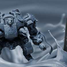 Miniaturas 3D de jogos de mesa impressas com Phrozen RPG Resin mostrando alta resistência e detalhes finos.