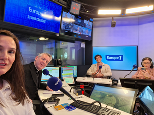 Sur Europe 1 avec Grégory Turpin dans sa très belle émission "Cœurs et âmes", le 10 avril 2026.💙💙💙