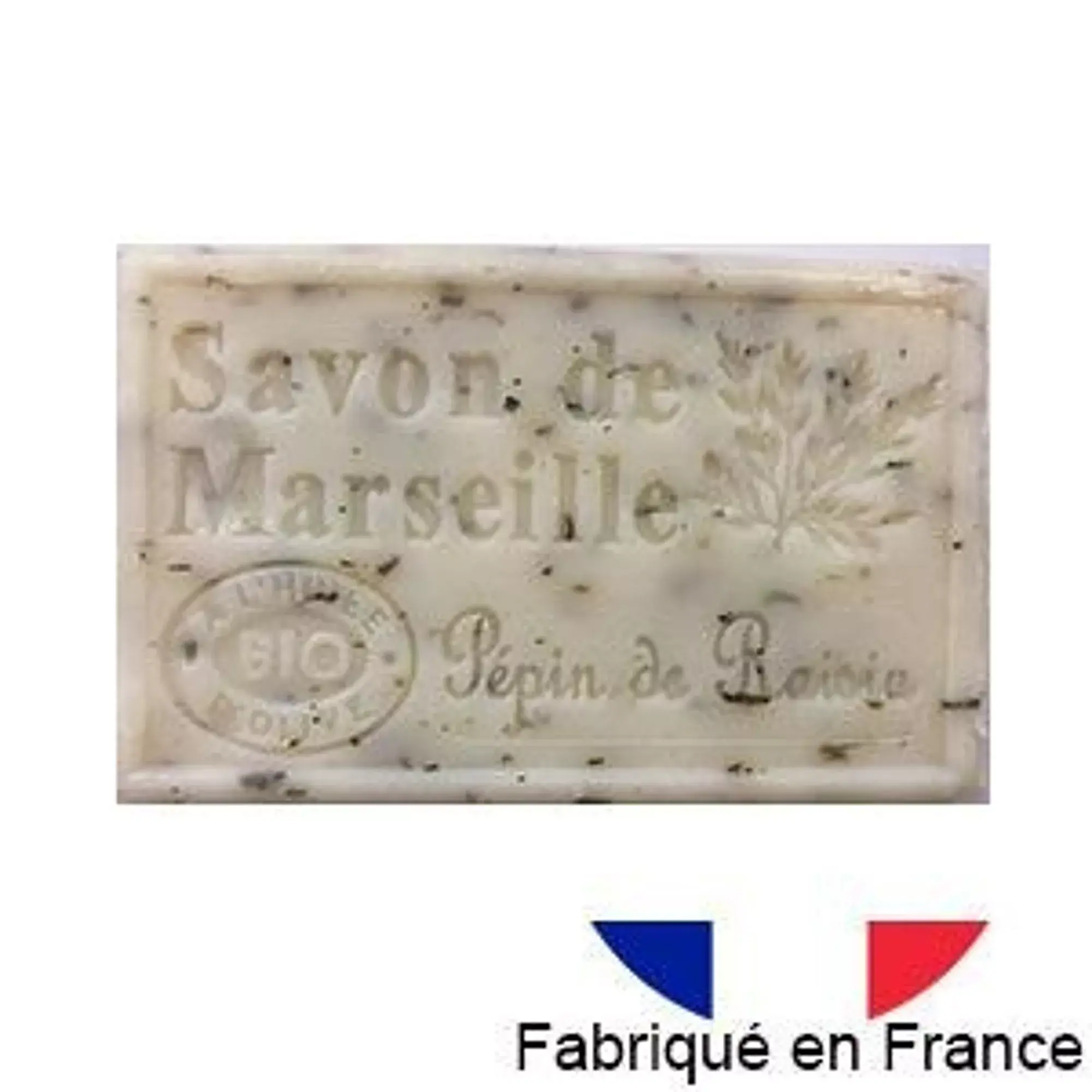 Savon de Marseille à l'huile d'olive bio parfum Pépin de raisin