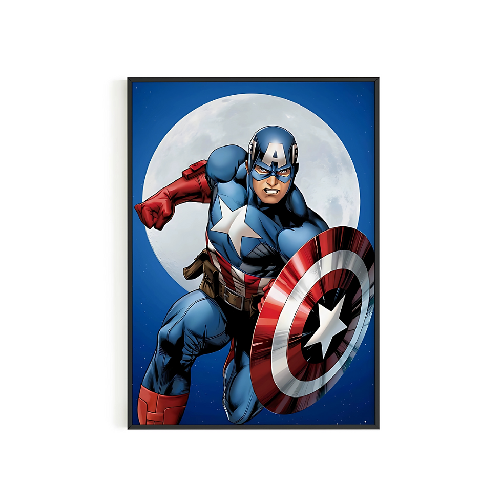 Miniatura: Personalização de Quadros temáticos de super-heróis