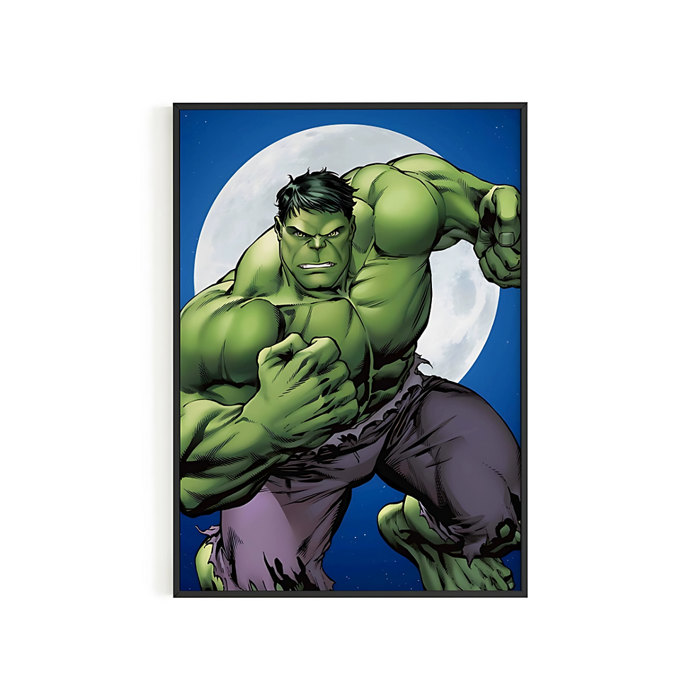 Miniatura: Personalização de Quadros temáticos de super-heróis