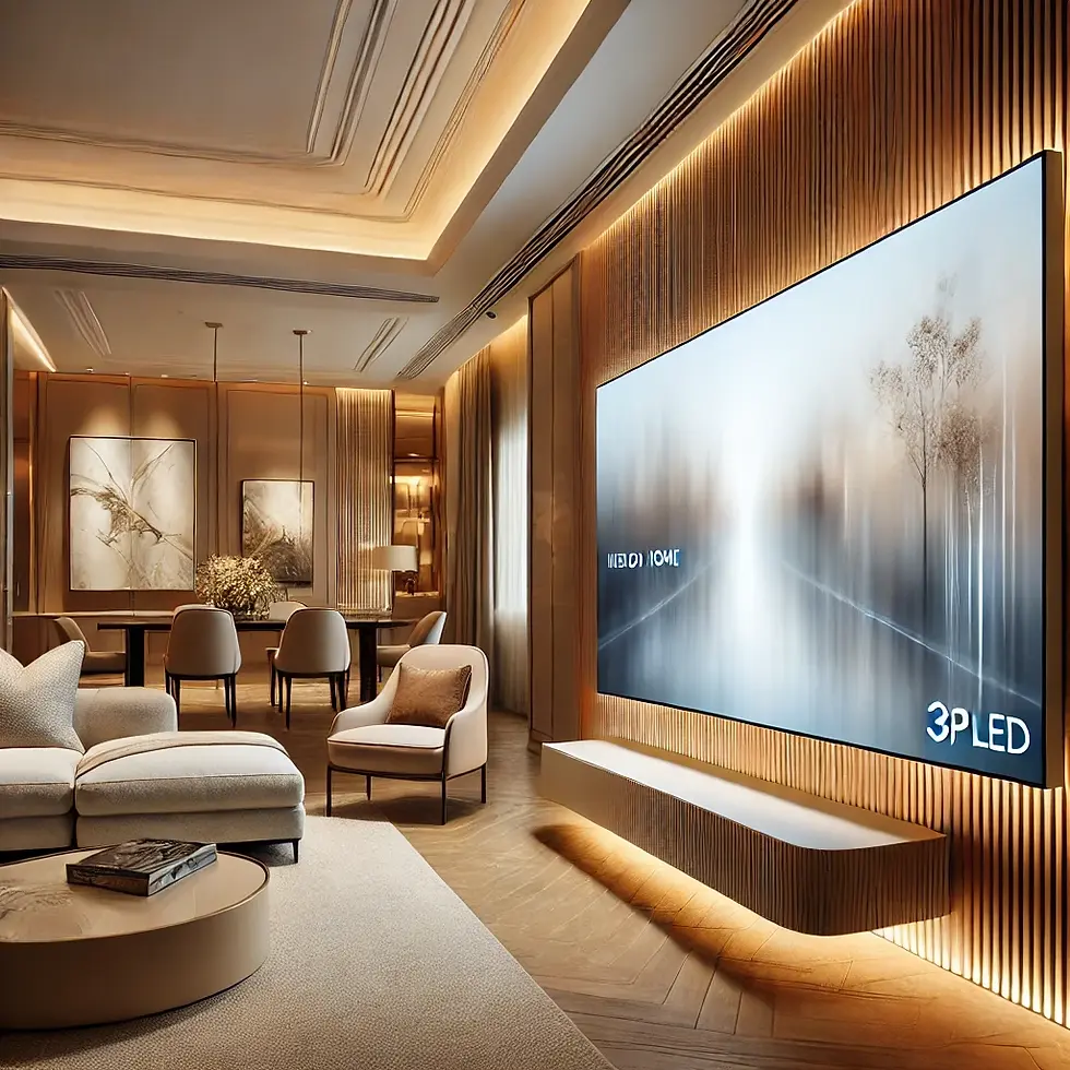 DALL·E 2025-12-15 16.13.25 - A modern interior living space featuring digital LED photo fr