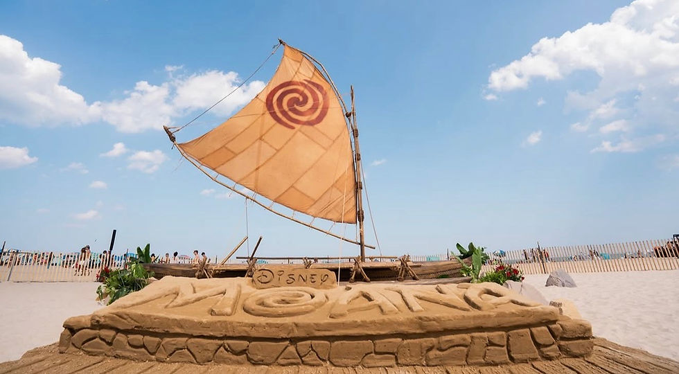 Moana Sand Sculpture