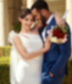 Sunset wedding photoshoot in Tuscany countryside