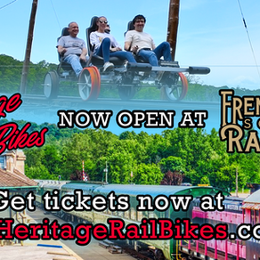 Heritage Rail Bikes Is Now OPEN in French Lick, Indiana!