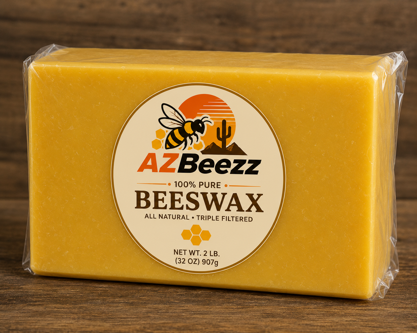100% Pure Natural Beeswax - 2lb