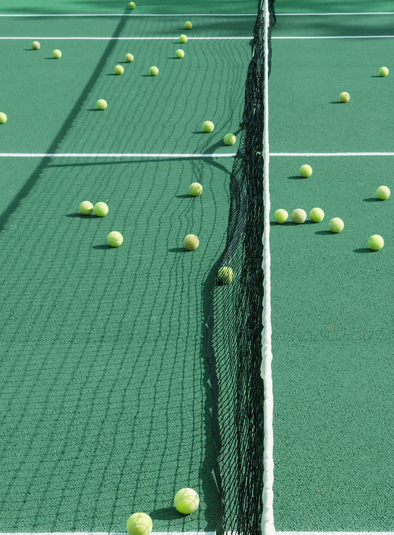 Tennis üben