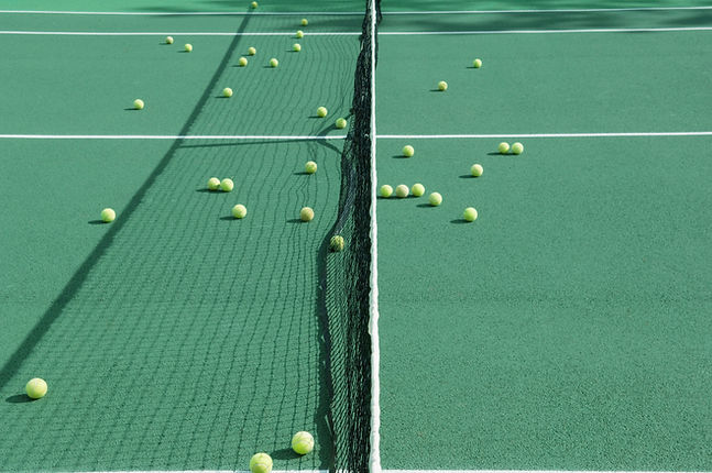 Tennis üben