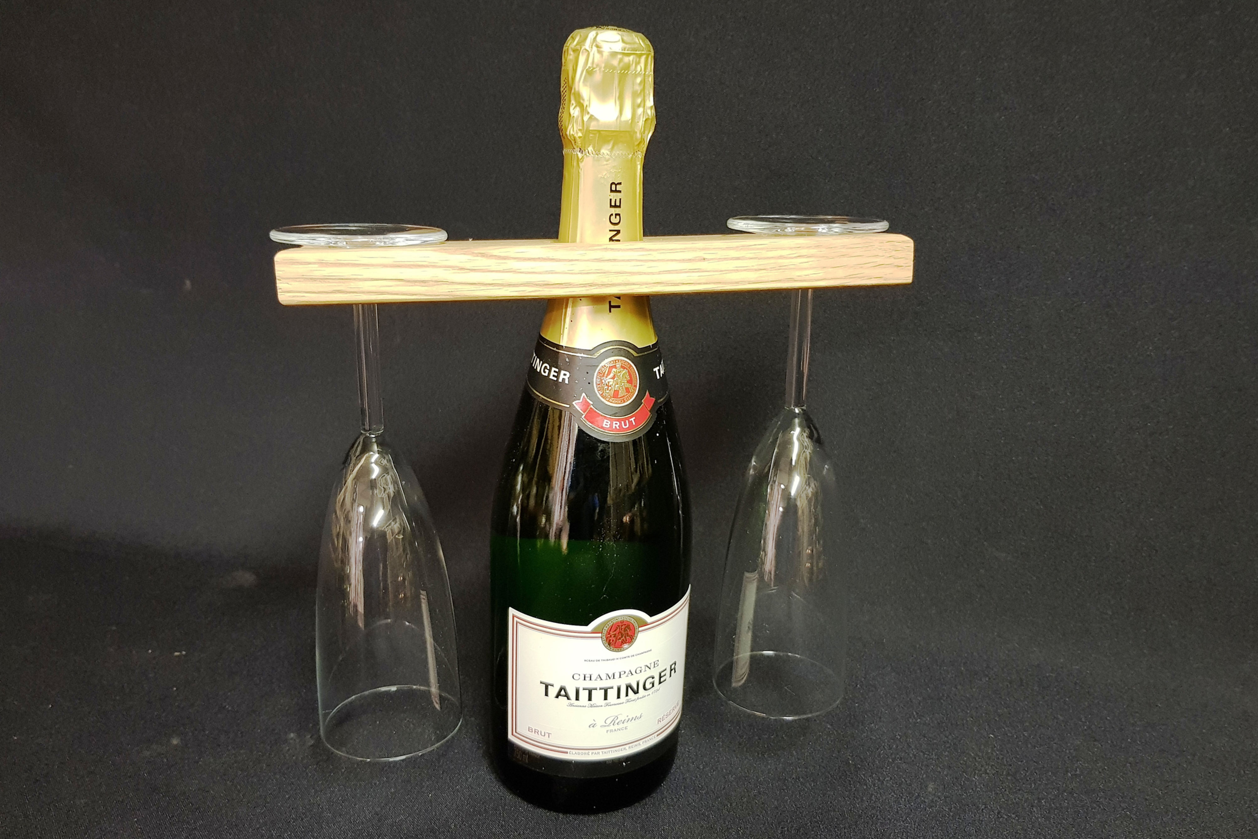 Yoke & 2 Champagne Glasses