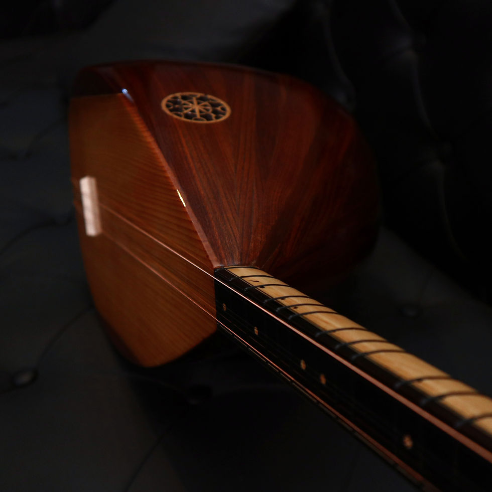 Thumbnail: Short-Neck Walnut Baglama – M-KS-40C2