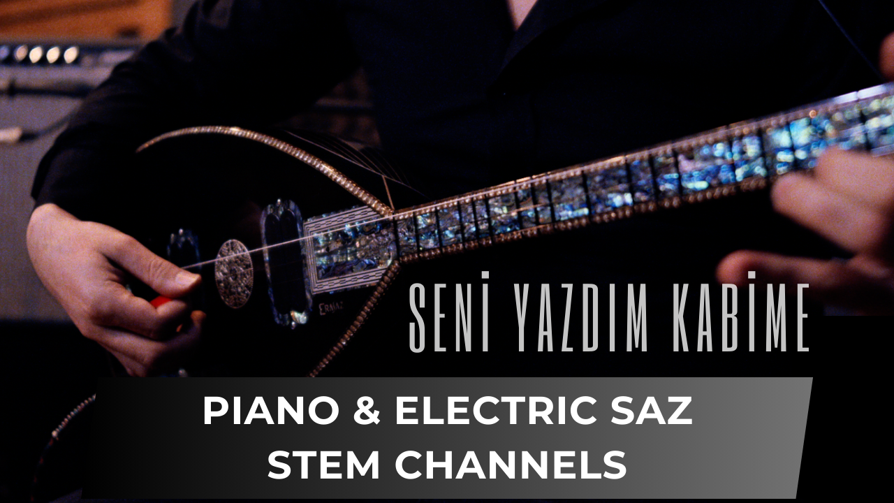 'Seni Yazdım Kalbime' Altyapı - 2 Channel Recording (Piano & Electric Saz)