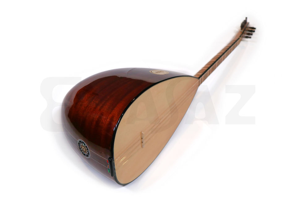 Thumbnail: Mahogany Wood MK43-P Short Neck Saz