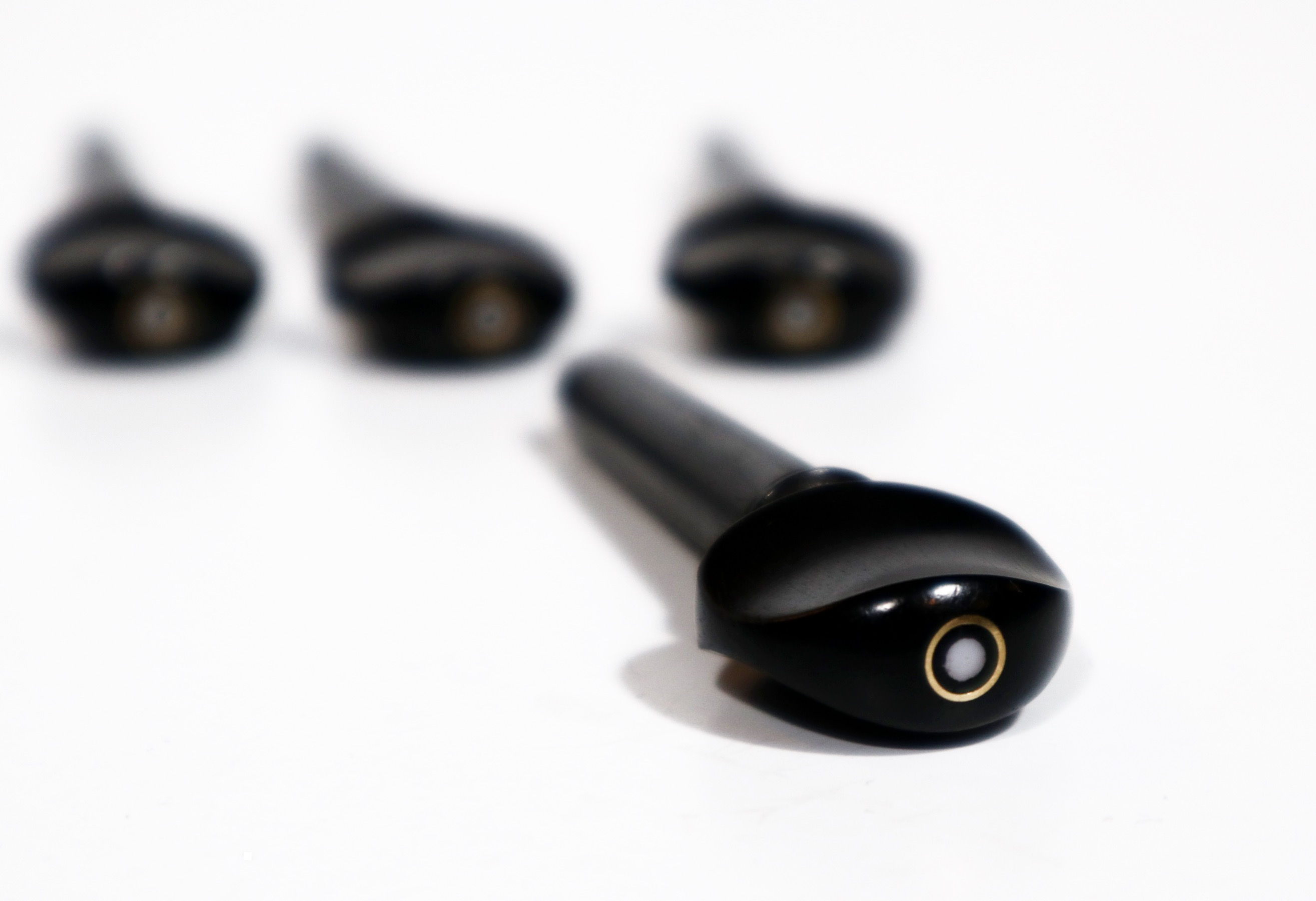 Solid Ebony Pegs For Baglama Saz & Electric Saz - 7 PCS