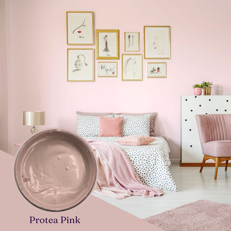 Named after South Africa's national flower the  Protea, this soft pink shade embodies grace, beauty, and resilience just like the flower itself.