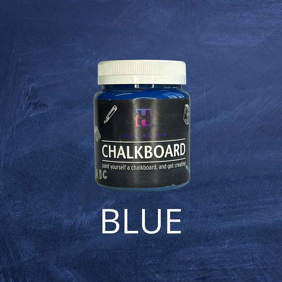 Thumbnail: Harlequin Paints Chalk Board Paint: Blue 250ml