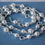 Thumbnail: Sterling silver Swarovski® Crystal pearl necklace