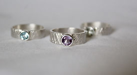 Alice Silver designs sterling silver gem
