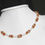 Thumbnail: Amber necklace with silver chips