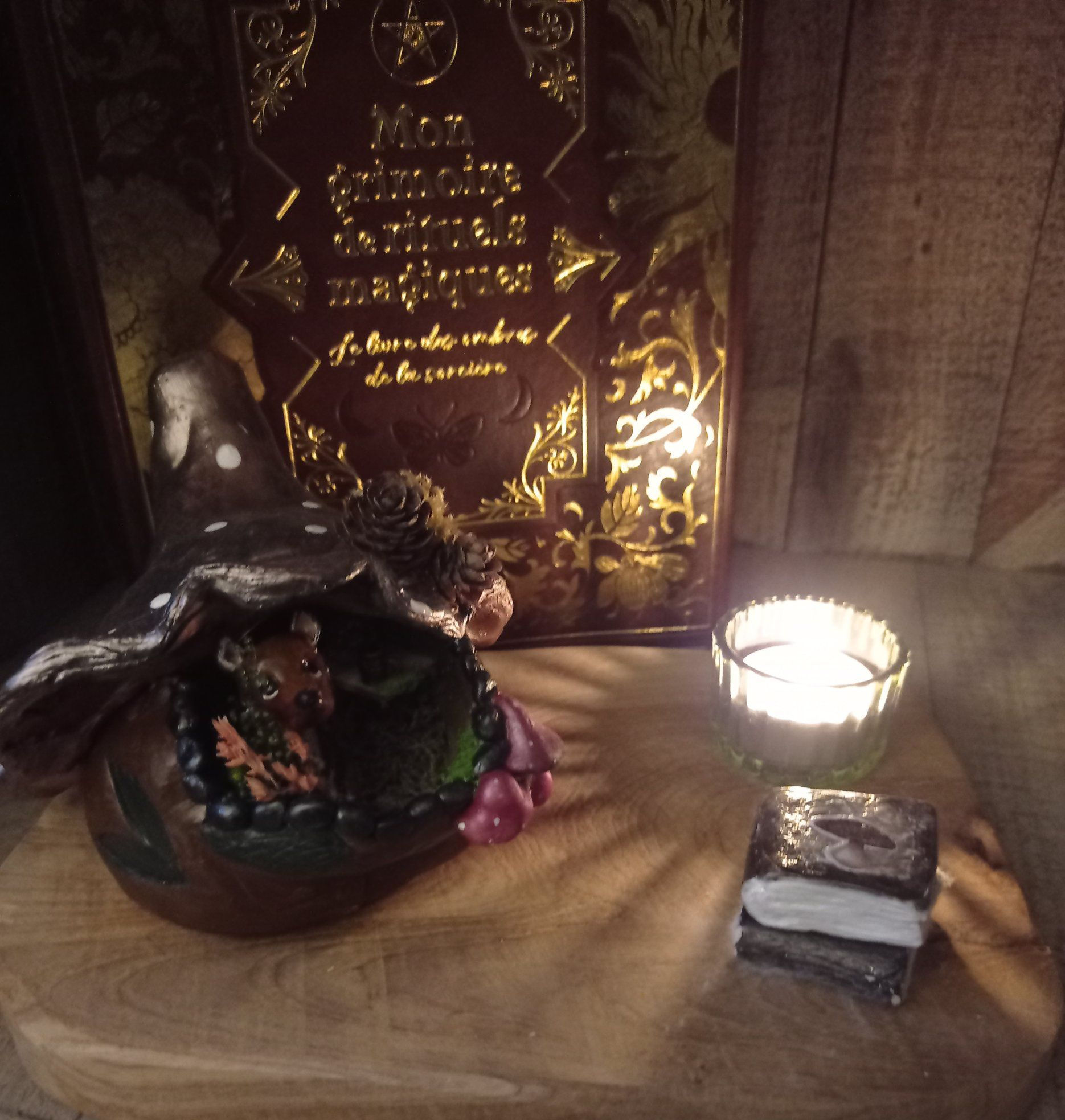 Plateau Enchanté porte-bougie