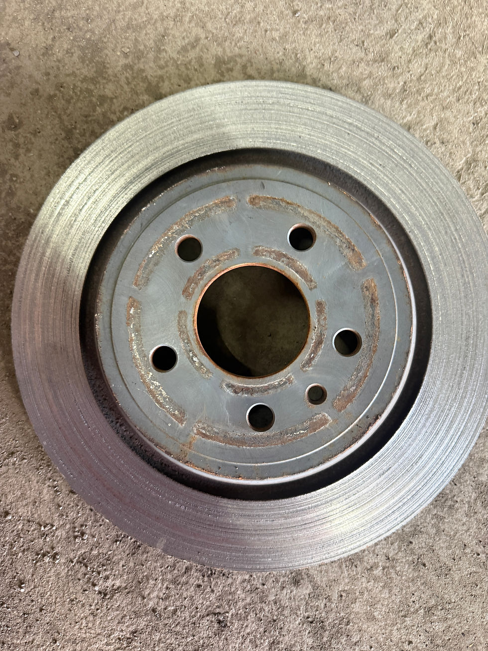 Old Brake Rotor - Scratched