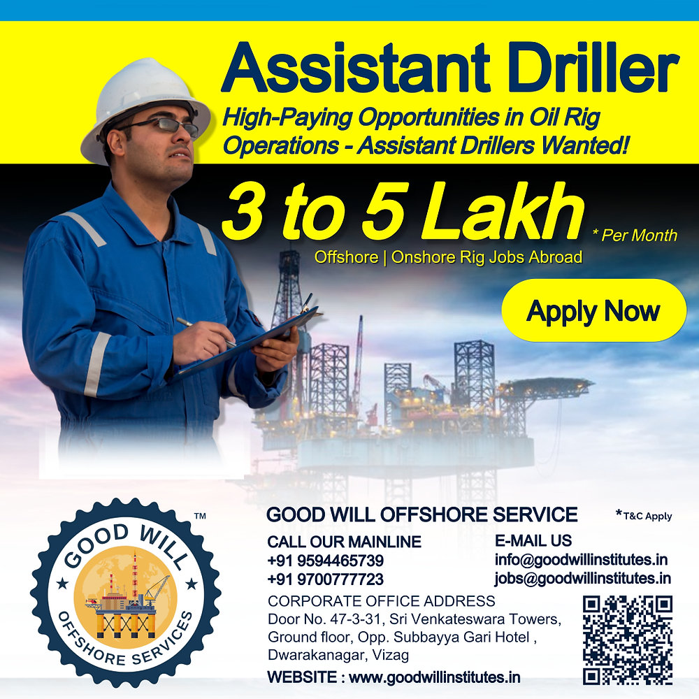 Unlocking High-Paying Opportunities as an Assistant Driller in the Oil ...