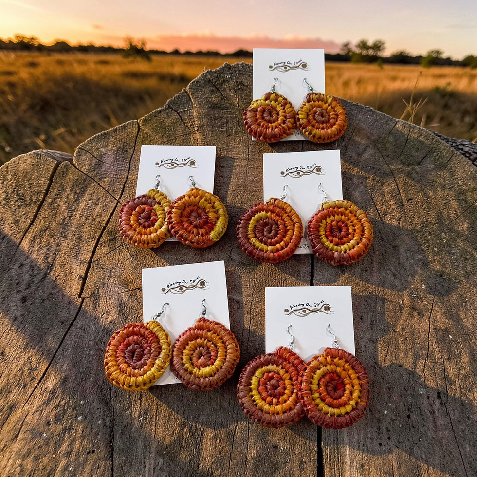 Thumbnail: Sunset on Country earrings 