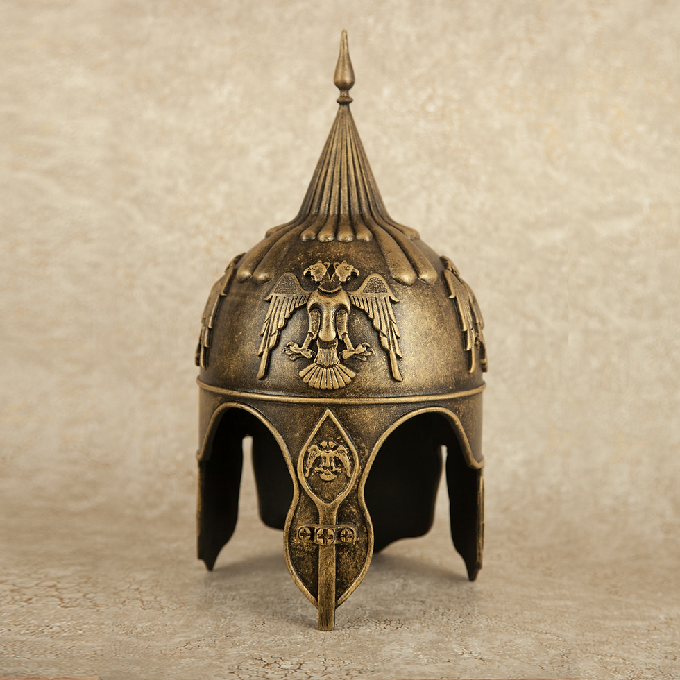 Küçük resim: Selçuklu Savaş Miğferi-Eski Altın