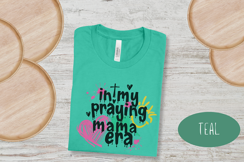 Thumbnail: In My Praying Mama Era Shirt – Cute Christian Mom Tee | Faith Graphic Tee