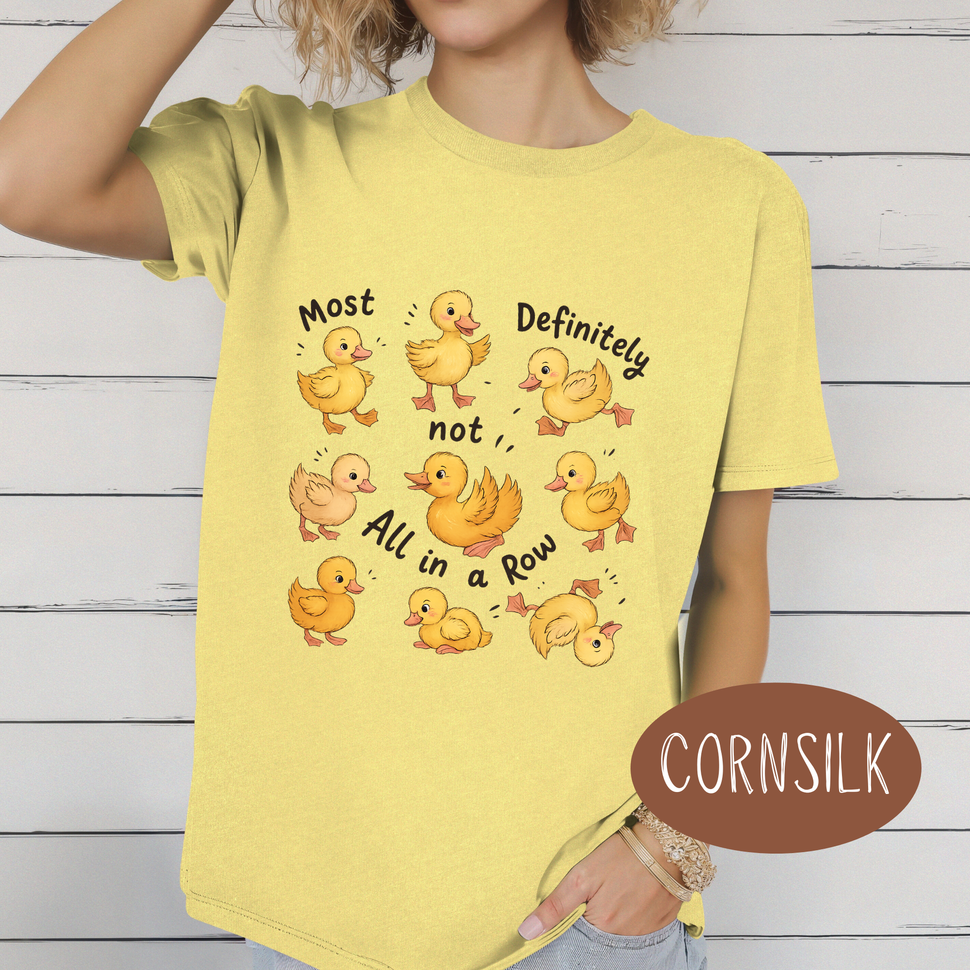 Funny Duck Shirt - Unisex Softstyle T-Shirt, Mental Health Humor Tee