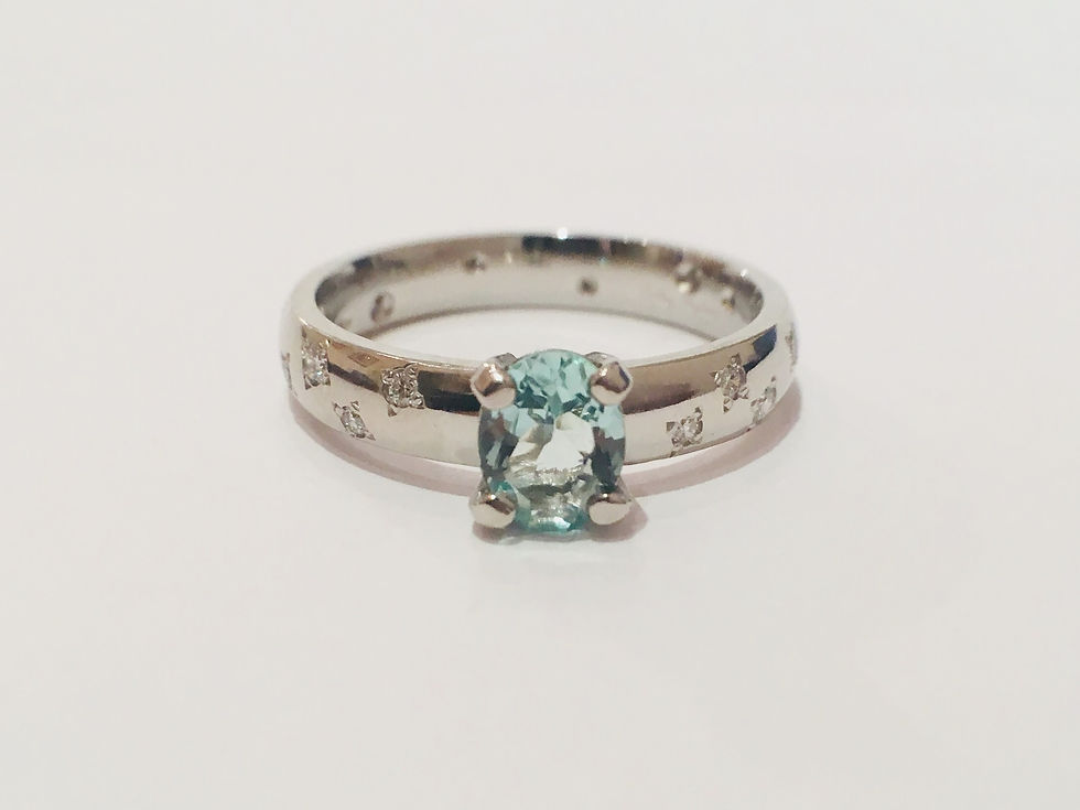 Aquamarine Ring