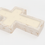 Thumbnail: Cross Shaped Wooden Dough Bowl Candle in White Background