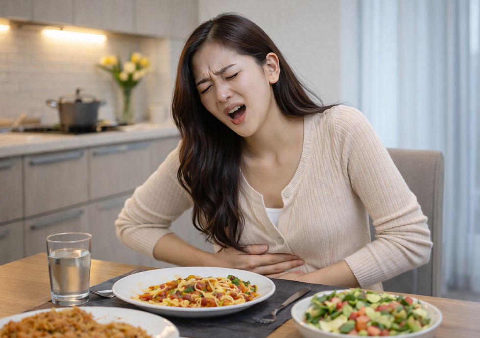 Wanita yang terkena Maag dan Gerd setelah makan