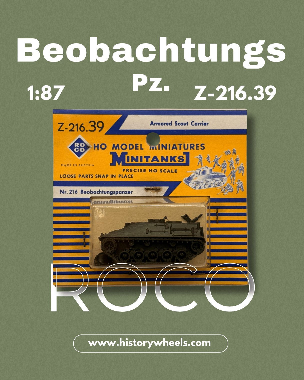Beobachtungspanzer 216 (Roco) 1:87