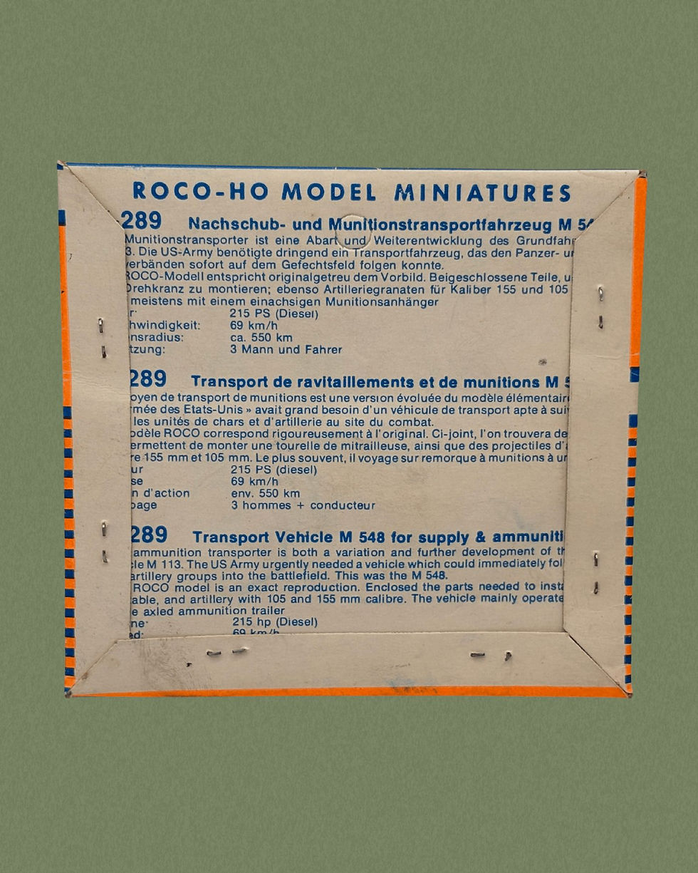Miniaturbild: Munitionstransporter M548 289 (Roco) 1:87