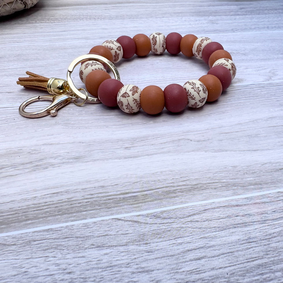 Rustic Harvest Wristlet Keychain
