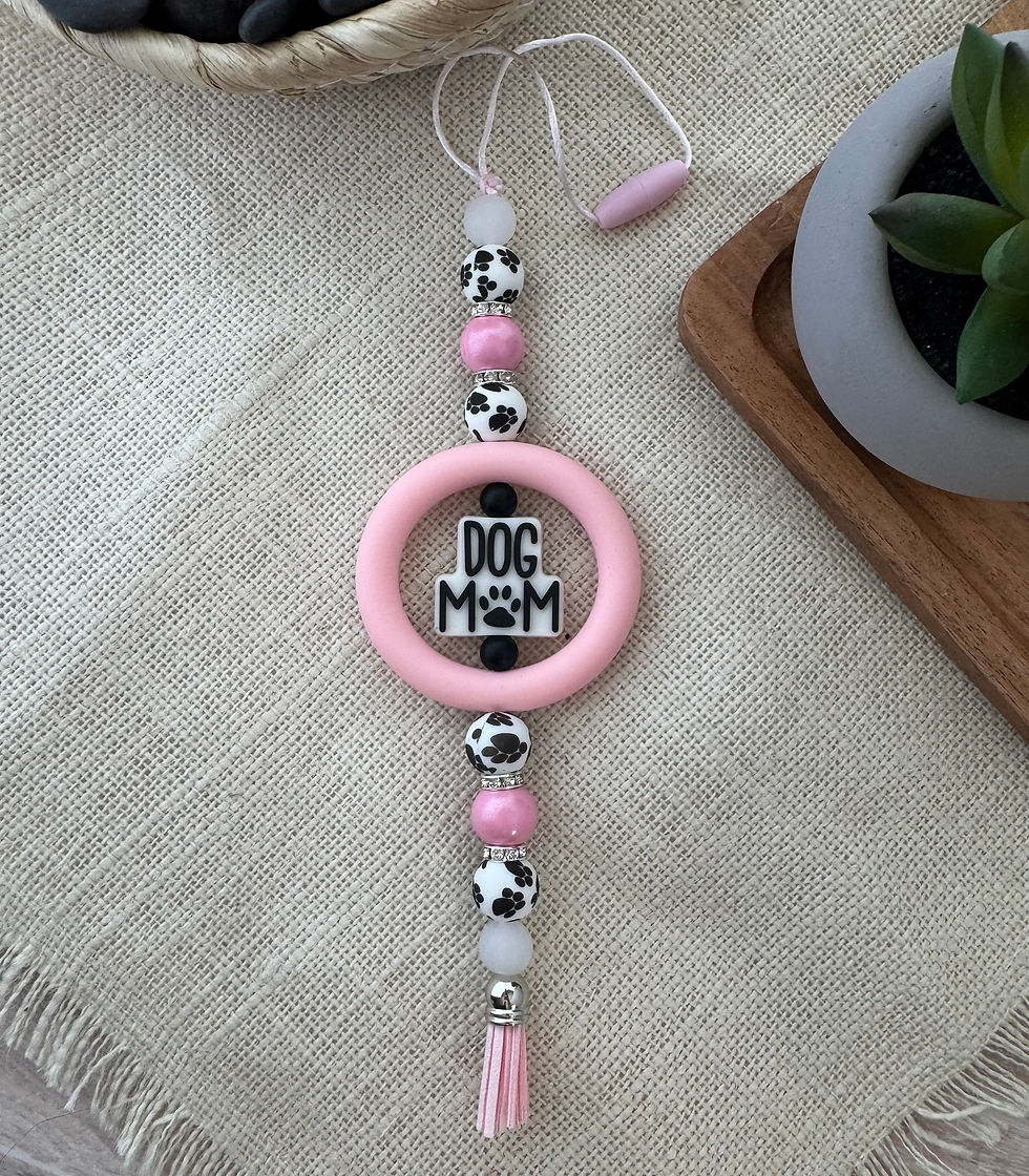 Thumbnail: Dog Mom Car Charm