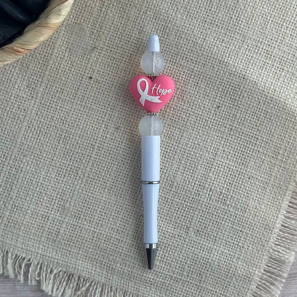 Heart of Hope Beaded Pen