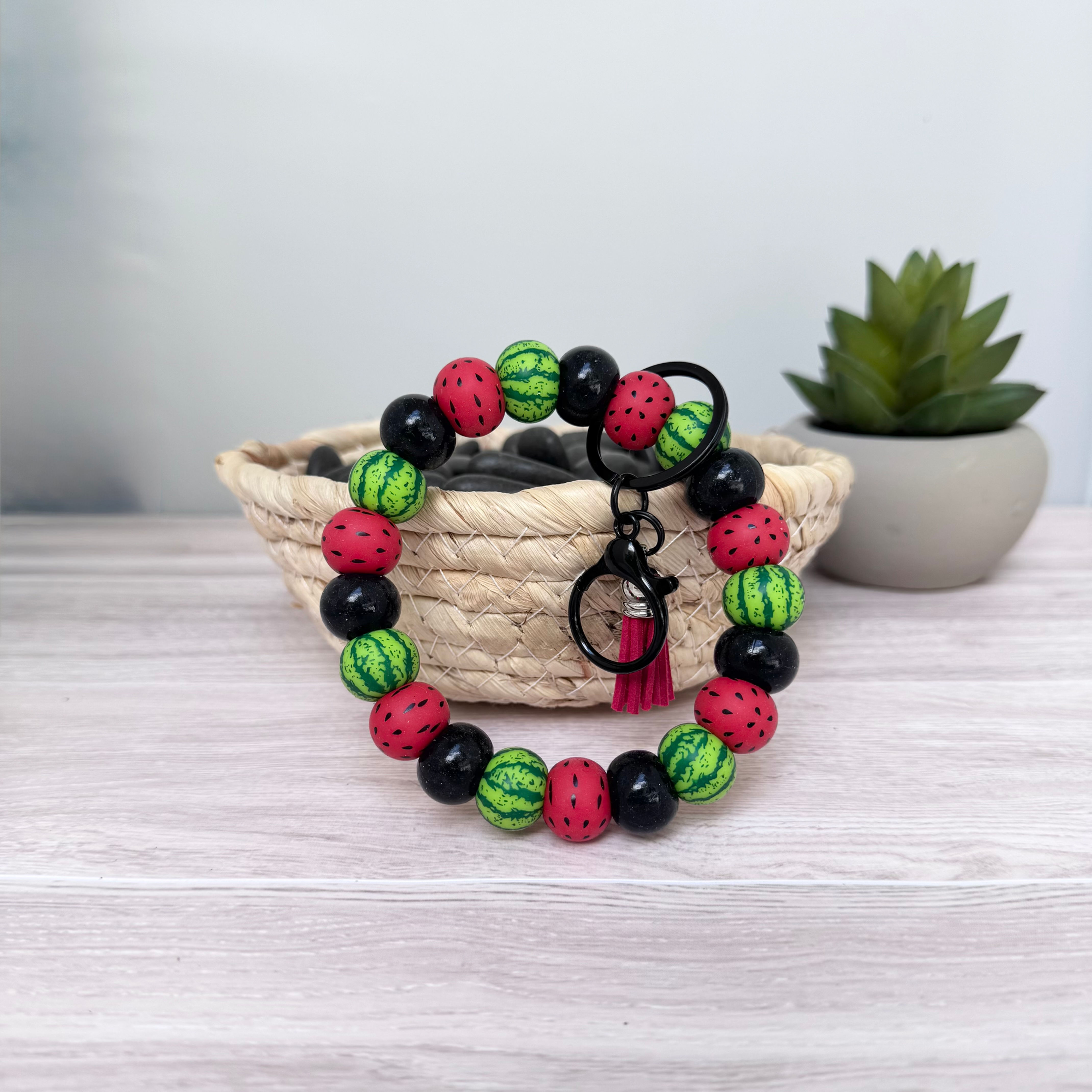 Summer Slice Wristlet Keychain