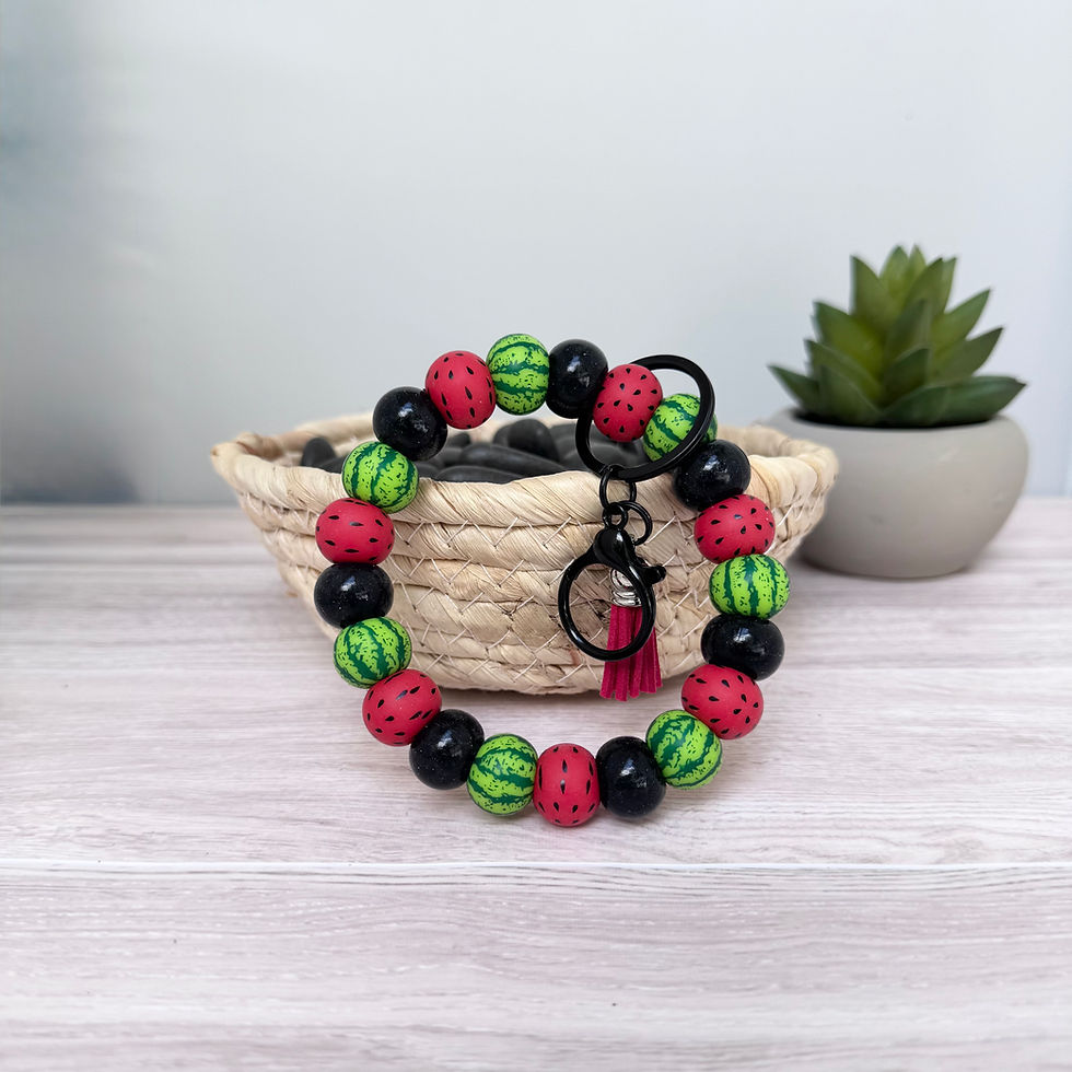 Thumbnail: Summer Slice Wristlet Keychain