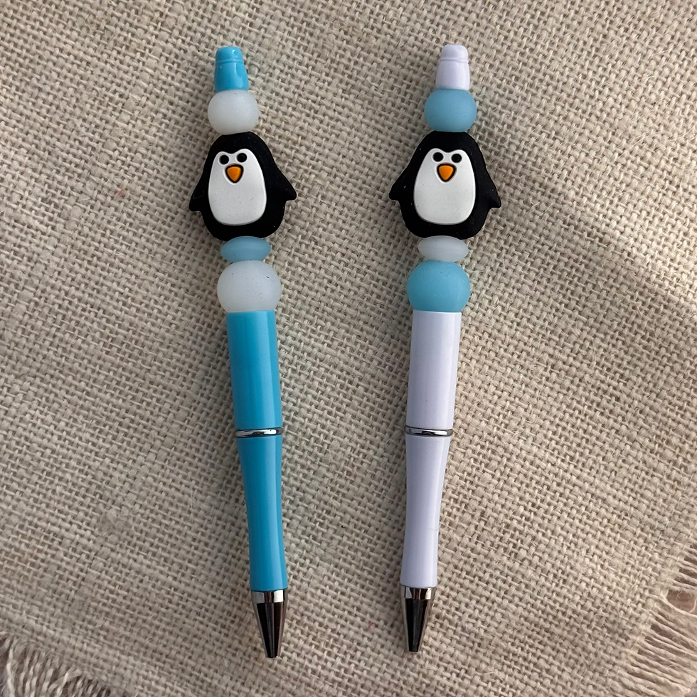 Penguin Beaded Pen