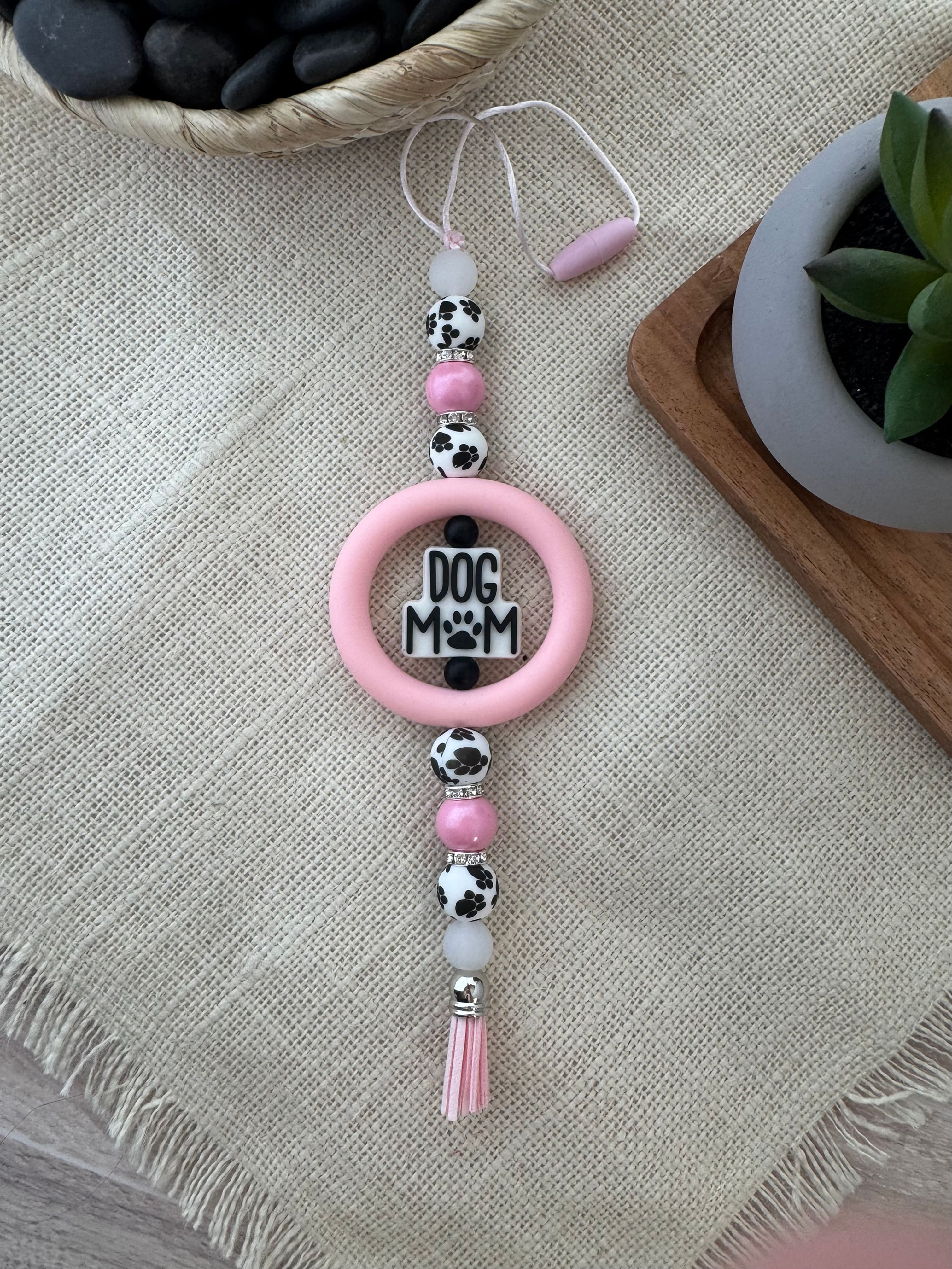 Dog Mom Car Charm