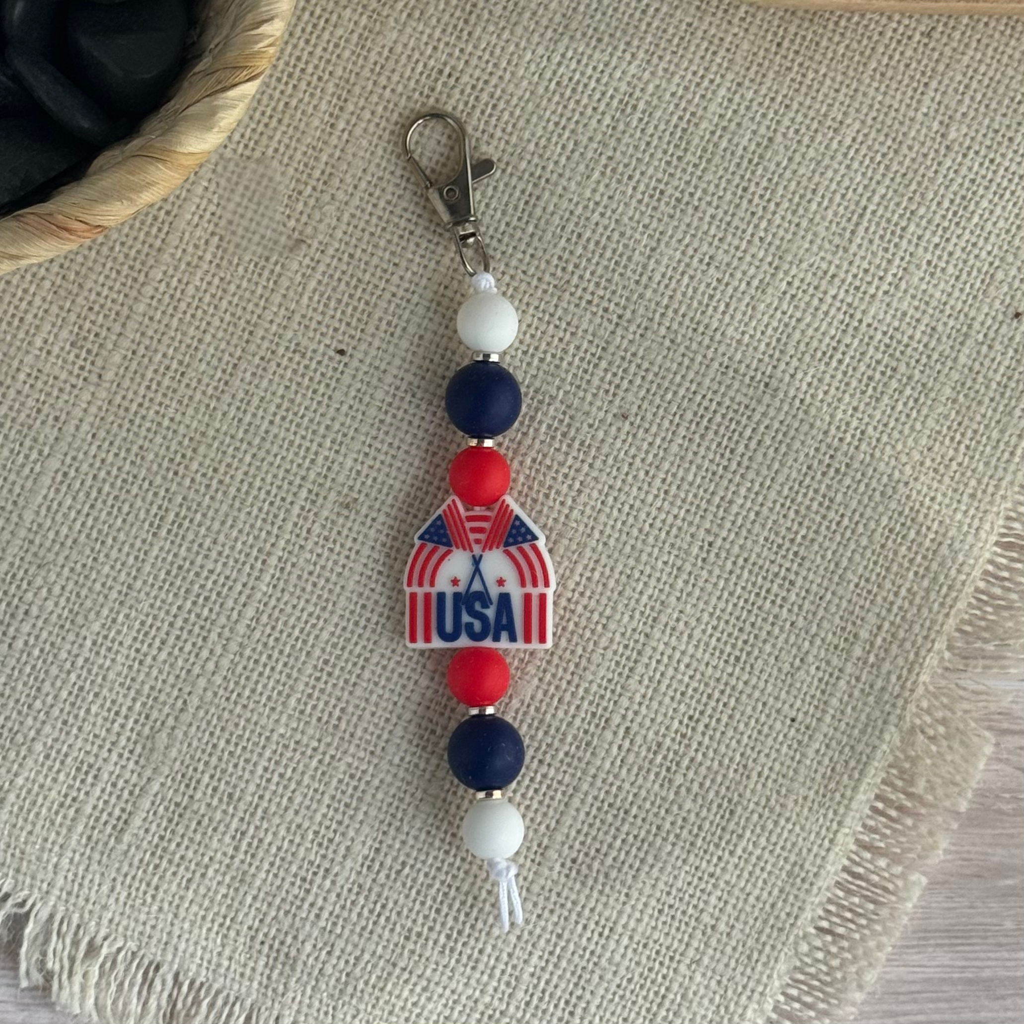 USA Flags Anywhere Charm