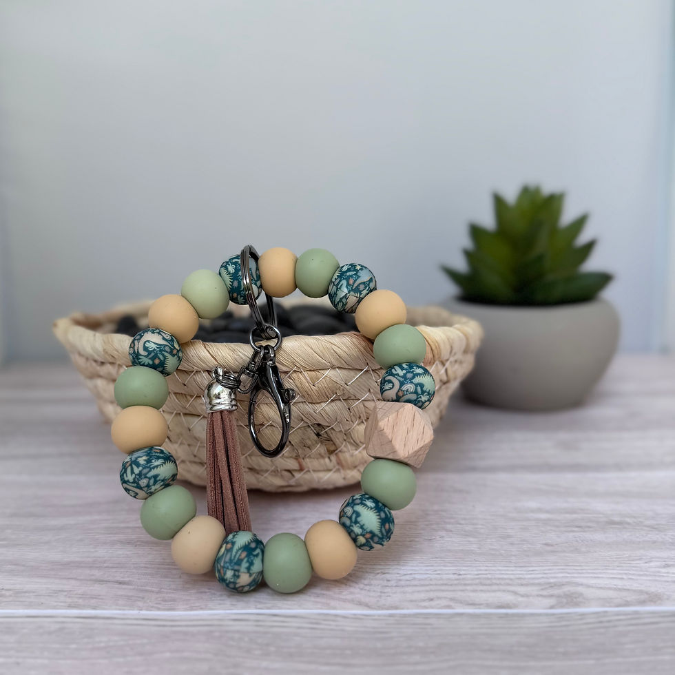 Sage & Stone Dinosaur Wristlet Keychain