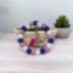 Stars and Stripes Wristlet Keychain