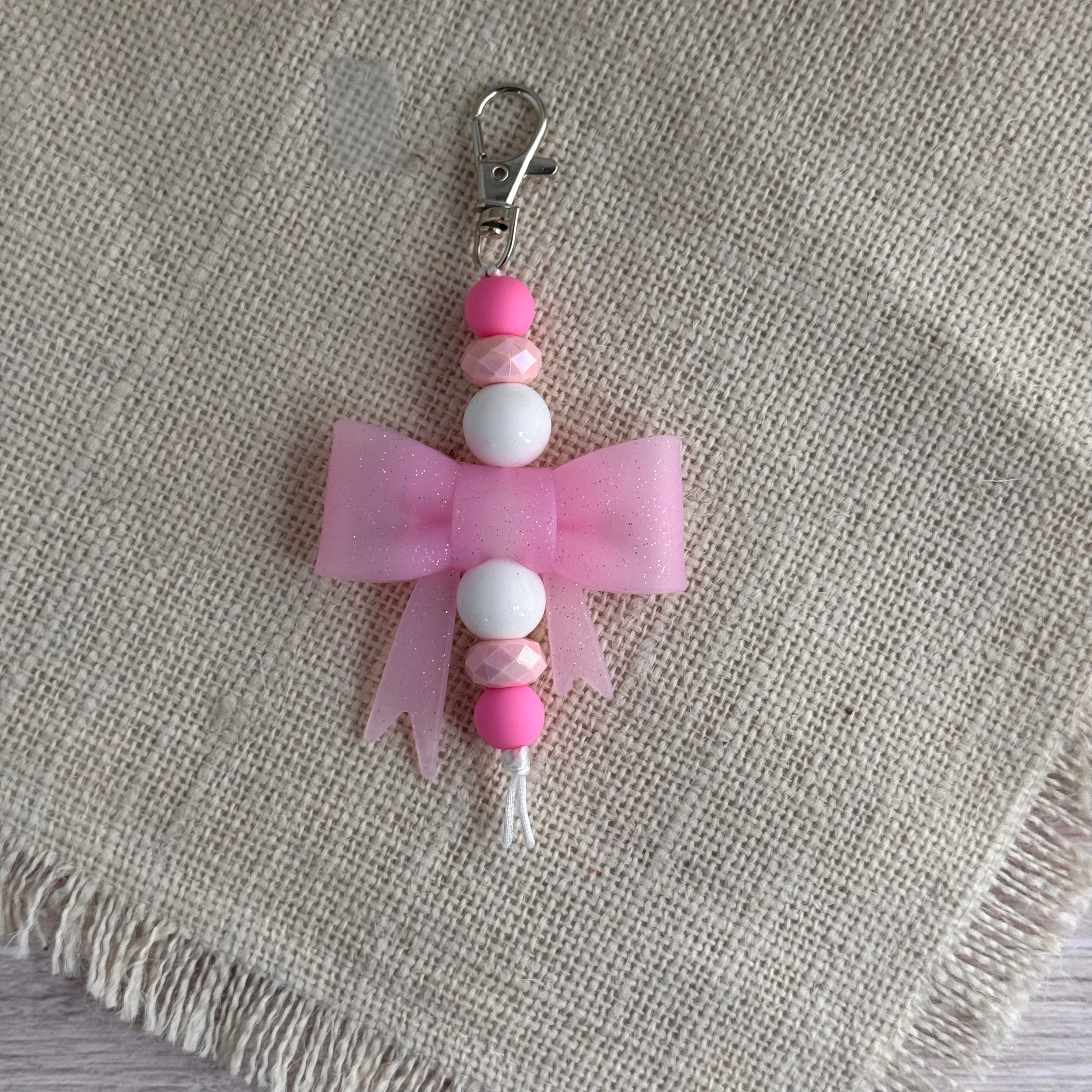 Pink Glitter Anywhere Bow